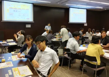 教員向け金融経済教育に係る模擬授業セミナーの様子